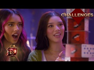 Descendants: The Rise of Red Cast Play House of Cards Challenge | ‪@disneychannelmusic‬