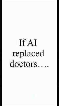 The AI Doctor will see you now…