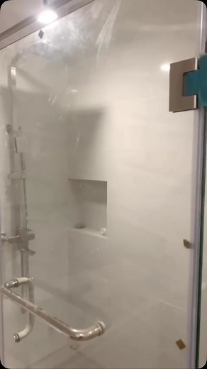 Installation of the bathroom and shower enclosure completed, featuring a twin rounded corner mirror and a swing shower door. ✨ #highqualityglass #germantemperedglass #copperfreeleadfreemirror #epikenworks #qualityworks #supplier #interiordesign #contractorsph #mirrorglasssupplier | EpiKen Works Glass & Engineering Services