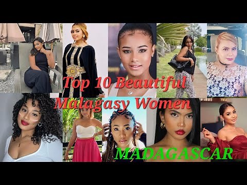 Top 10 - Most Beautiful Malagasy Women | MADAGASCAR