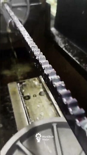 broaching process on shaft using vertical broaching machine