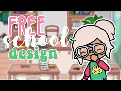 FREE school design in Toca Boca World
