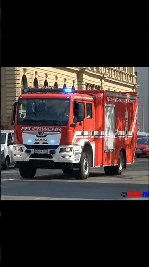 [Bombenfund in der Innenstadt] GW-Logsitik Freiwillige Feuerwehr Darmstadt Innenstadt