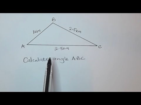 Trigonometry, The Cosine Rule, G12 ECZ