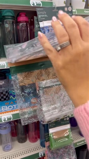 Dollar Tree viral find! 😍 You get 2 reusable bags for $1.25! Would you pick these up? 👇 | Liz Fenwick DIY