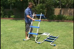 Intex 28066 Pool Ladder Assembly Guide for Above Ground Pools