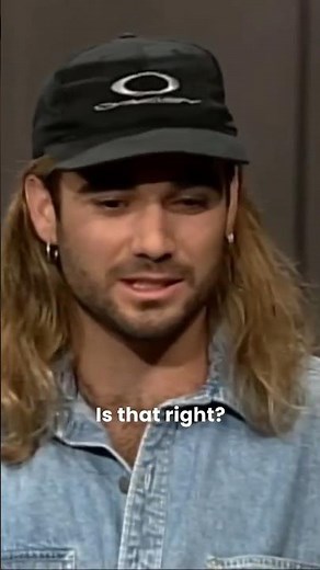 Andre Agassi on Michael Stich with Andre Agassi 1994