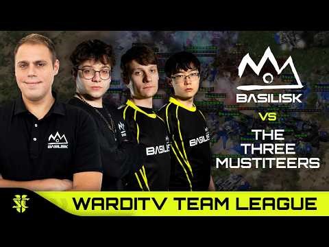 BASILISK VS The Three Mustiteers | WardiTV Team League | UB Semifinals | Starcraft 2