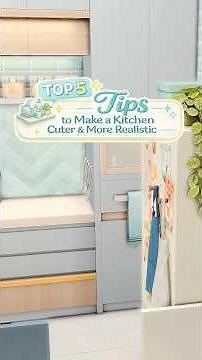Want your Sims kitchens to look more realistic? 😍 #sims4