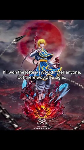 Oh to have a kurapika scale figure… #kurapika #kurapikakurta #hunterxhunter #kurapikasupremacy #fyp