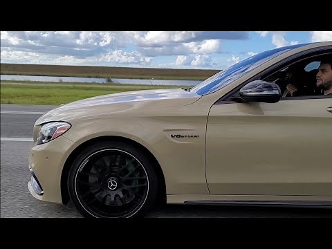 Mercedes C63 S AMG vs Shelby GT350