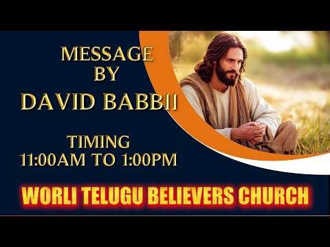 TELUGU WORLI BELIEVERS CHURCH 08-03-2026
