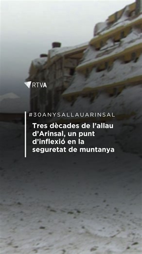 rtvandorra on Instagram: "🗓️ 8 de febrer de 1996 La gran allau d’Arinsal va arrasar tota la zona de la canal de les Fonts i va afectar 8 edificis propers. Gràcies a l’evacuació preventiva, només es van lamentar danys materials. 🎥 Amb motiu del 30è aniversari, RTVA emet el documental “L’allau d’Arinsal”, produït conjuntament amb el CENMA, amb testimonis directes d’una de les allaus més grans en zona habitada d’Europa. 📺 Avui a les 19 h a ATV 🌐 Ja disponible a rtva.