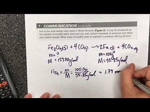 Gravimetric Stoichiometry Video 1