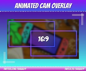 Twitch Animated Webcam Border Gradient Camera Overlay for Streaming. - Etsy France