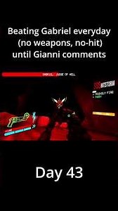 Beating Gabriel everyday until Gianni comments (no-hit, no weapons): Day 43 #ultrakill #gabriel