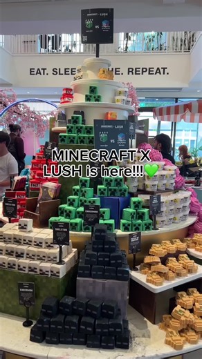 Minecraft x Lush: Exploring Shower Bombs and Lush Bath Bombs