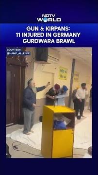 Gun, Kirpans, Pepper Spray: 11 Injured In Violent Clashes Inside Germany Gurdwara