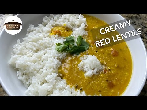 MASOOR DAL | Red Lentils | Indian Instant Pot Recipe | Vegan | The Pot Thickens