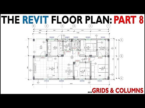B2AFP Part 8: Grids & Columns | REVIT TUTORIAL