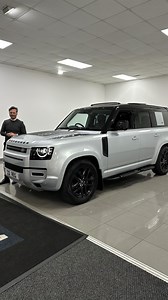 Live Priced at £74,990 - Buy & Reserve Online In the Defender 110 lineup they don’t get much better than the XS Edition boasting unique Colour Coded Bodystyling & an extensive list of premium extras ✔️Hakuba Silver Metallic ✔️7 Seat Family Pack ✔️Black Exterior Pack ✔️20” Gloss Black Alloys ✔️Electric Deployable Towbar ✔️Heated/Cooled Full Leather Seats ✔️Sliding Panoramic Sunroof ✔️Air Suspension ✔️Meridian Sound System ✔️Centre Console Refrigerator ✔️Wireless Mobile Charging ✔️ClearSightRear V