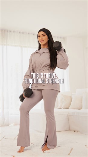 SWEAT APP on Instagram: "What is functional strength? 👇 ✅ Multi-muscle full-body movements ✅ Blends strength, HIIT & mobility training ✅ Improves stability & coordination ✅ Builds power It’s not just about lifting heavy -it’s moving with power, balance, and purpose 💪 Try @realrubaali's iconic program Thrive: Functional Strength in the Sweat app 📲 Join today with a 7-day free trial. Link in bio 🔗 #Sweat #SweatApp #RubaAli #ThriveFunctional Strength"