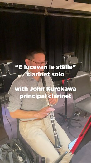 At the beginning of Act III of Tosca is the famous clarinet solo in “E lucevan le stelle.” Principal clarinetist John Kurokawa gives us a preview of this heartbreaking moment. Hear it in person this weekend at the Schuster Center! Get your tickets at daytonperformingarts.org | Dayton Philharmonic
