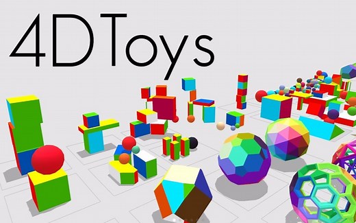 【Steam游戏推荐】4D Toys，在4D积木中探索四维空间