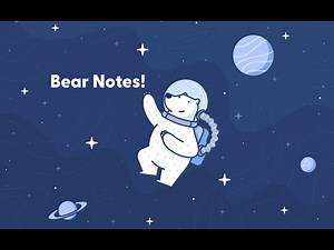 How I Organize My Week With Bear Notes!