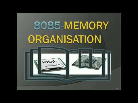 8085-Microprocessor memory organization explanation in tamil