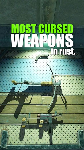 Most cursed weapons in rust #rust #bestrustservers #bestrust
