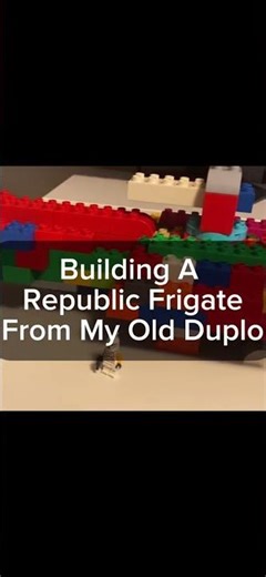 Building A Rupublic Frigate From My Old Duplo, Sub= interior#legostarwars #duplo #republic #frigate