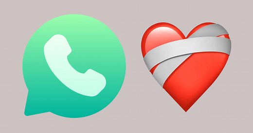 WhatsApp: conoce el verdadero significado del corazón rojo vendado