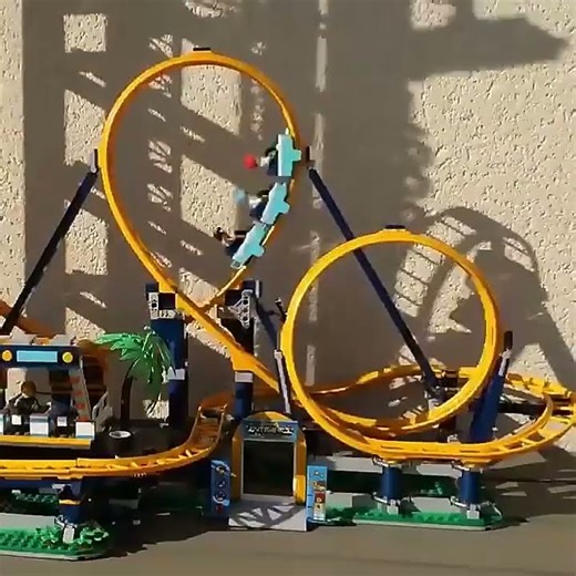Brickvivid Loop Coaster Model Kit: Ultimate Roller Coaster Building Blocks for Adults