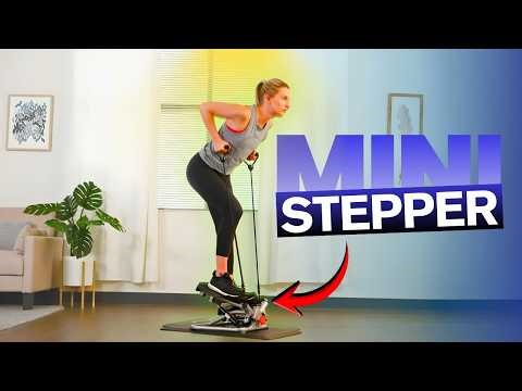 Sunny Health & Fitness Mini Stepper | Stair Step Workout Machine with Resistance Bands 🏠🔥