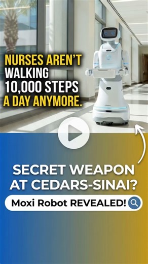 Meet Moxi: The Robot Changing Healthcare Forever. 🤖 #drkushalgohil #spinehealth #doctor #robot