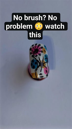Sketch pen Nail art.💅💖#shorts #ytshorts #nailart #nails #simplenails #nail l EdgeAccent_artistry01