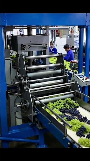 How Grapes Are Processed in Factories