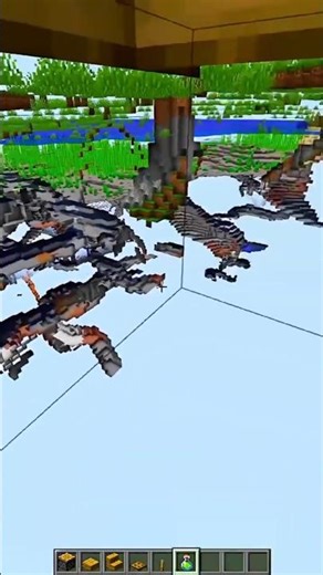 I Found The Rarest Minecraft Glitch Ever 😍 #minecraft #trending #aa23