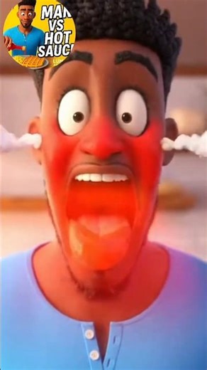 POV rest in peace to my taste buds. 🪦🌶️🥵. 🏃💨​Hashtags:#SpiceLife #Cartoon #Funny #Foodie#shortfilm