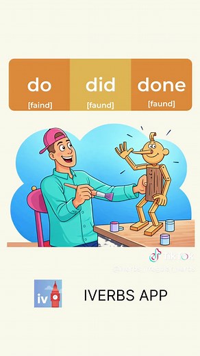 IVERBS Irregular Verbs Eat Give Go Do #EnglishGrammar #englishvocabulary #irregularverbs #inglêsonline #verbs