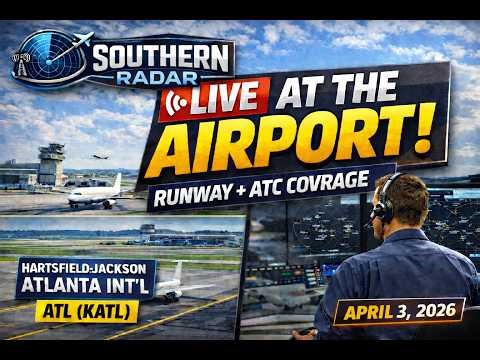 Atlanta Airport (KATL) Air Traffic | Real-Time Video, Flight Tracking, & ATC | Southern Radar