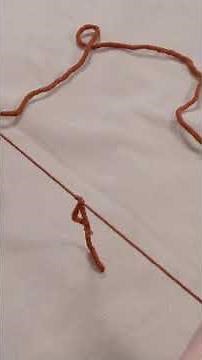 La technique du double noeud au tricot