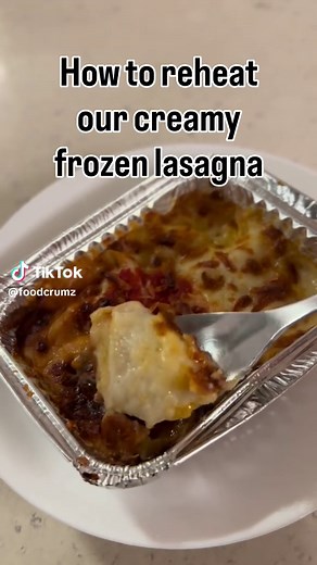 Reheating Creamy Frozen Lasagna for Best Flavor