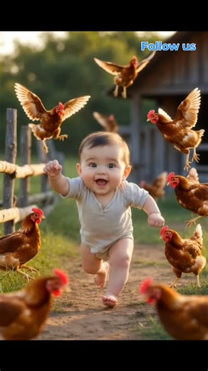 333 reactions · 42 shares | Ai made baby with rooster | funny Baby | ai baby | ai video |try not to laugh #baby #babylove #babyboy #babygirl #newborn #babydoll #instababy #babyphotography #babysofinstagram #cutebabies #babyshower #momlife #babiesofinstagram #bengalibaby #funnybaby #babyfie #littleone #babyfever #loveyourbaby #aibaby #babycute #parenthood #babyroom #cutebabies #babyfashion #growingup #babystagram #happybaby #family #babyjoy | Little Funny Kids - Ai Film | Facebook