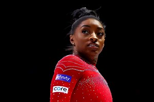 Simone Biles Settles For Silver After Vault Fall