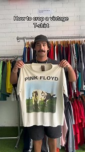 How to crop a vintage t-shirt 👕 #vintage | Official Vintage Clothing
