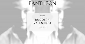 Rudolph Valentino Biography | Pantheon