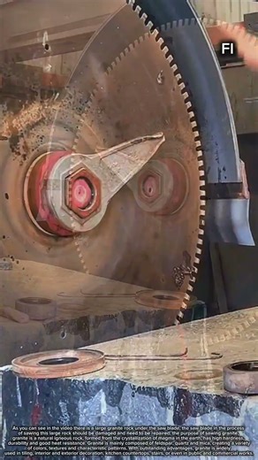 Damaged saw blade when cutting granite needs repair