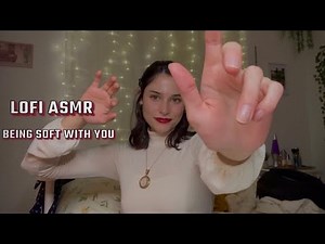 Hanging out with you ASMR | Lofi personal attention w/ hand mouvements, mouth & lipgloss sounds...